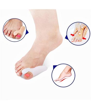 Hallux Valgus Corrector - Gel Medical Silicone - Anti-Chafing Pain Relief Separator - 6 Beige Pieces - Best Gift Idea - Buy Online on GoSupps.com