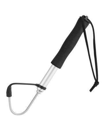 Fishing ripper gaff hook fishing ripper retractable fishing gag stainless steel sharp hook fishing equipment hook device with soft handle