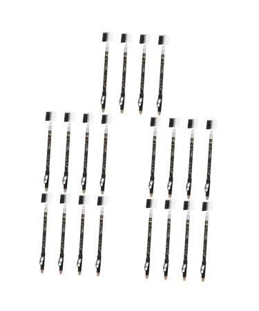 FRCOLOR 20 Pcs Two-in-one Eyebrow Pencil Black Eyebrow Pencil Grey Eyebrow Pencil Eyebrow Makeup Tools Miss
