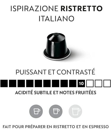  Nespresso Nespresso Original Bundle of 200 Ristretto Coffee Capsules Intensity 10 For Ristretto & Espresso (20 packs of 10) - Buy Online on GoSupps.com