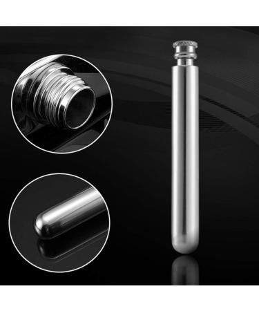 iSavage 2oz Hip Flask Tube - Mirror Finish 18/8 Stainless Steel - Buy Online on GoSupps.com