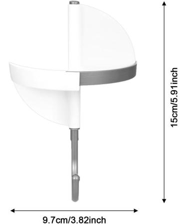 EACTEL Adhesive Wall Hooks 270 Rotatable Wall Hooks Towel Sticky Hook Holder Multifunctional Stick On Hanger Hooks No-Drill Hook for Kitchen and Bathroom 1 Pack - Buy Online on GoSupps.com