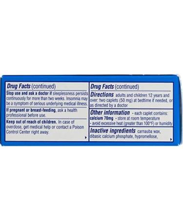 Quick Caps Nighttime Sleep Aid - Fall Asleep Fast 16 Caplets (Pack of 6) | International Shipping Available - Buy Online on GoSupps.com