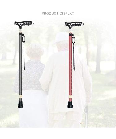 Crutches Old Men and Women Cane One Foot Aluminum Alloy Non-Slip Lightweight Telescopic Simple Everything is fine - Buy Online on GoSupps.com