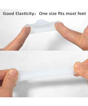 Gel Toe Protector Caps - 10 Pcs, Prevent Blister, Callus & Corn - White - Buy Online on GoSupps.com