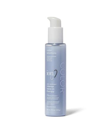 ion Color Defense Intense Leave In Therapy Serum Vegan Paraben Free Repairing Softens Hair