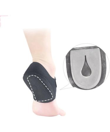 FOMIYES Heel Pads for Women - 3 Pairs Cushioned Heel Inserts & Cups for Comfort | Anti-Slip & Adjustable Black Heel Cushions - Buy Online on GoSupps.com