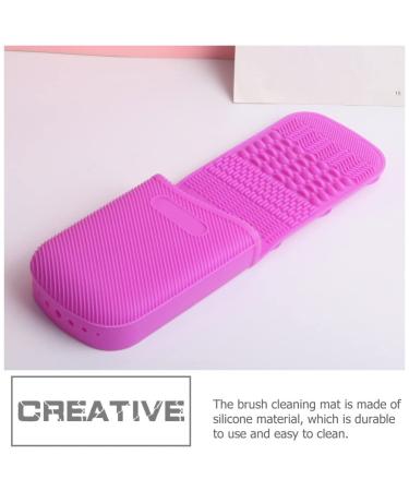 Buy Silicone Makeup Brush Cleaning Pad | Foldable Scrubber for Cosmetics | International Shipping - Buy Online on GoSupps.com