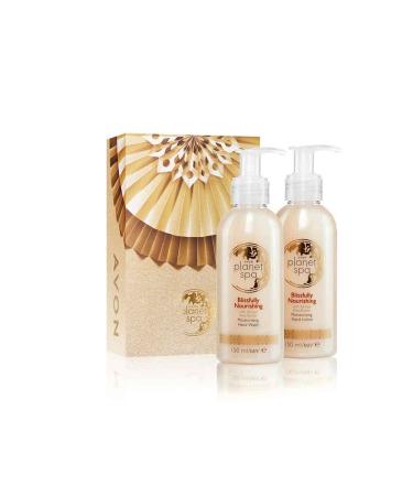 AVON Planet Spa Blissfully Nourishing 1 Gift Set 2-piece Hand Soap & Hand Cream Shea Butter --