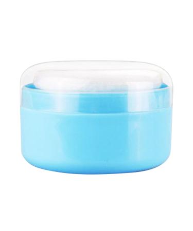 Pot poudre pour b b - Kit de poudre pour b b | Bo te de poudre de talc | Apr s le bain de poudre corporelle Puff et r cipient pour le corps pour les voyages la maison les excursions les 1 unit (Lot de 1)