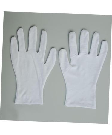 MAGICLULU Cotton Work Gloves 12 Pairs Factory Gloves Cotton Gloves Lengthen Work White Gloves White Work Gloves - Buy Online on GoSupps.com