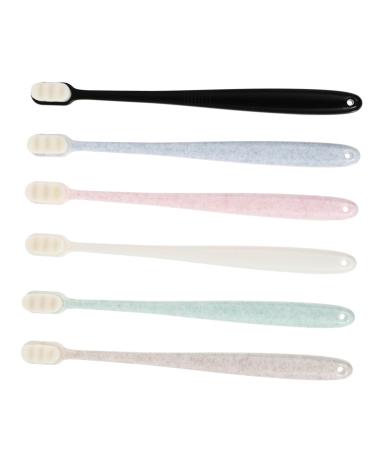 Gatuida 12pcs Toothbrush Children Charcoal PP Simple