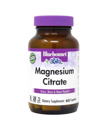 Bluebonnet Nutrition Magnesium Citrate 400 mg 60 Caplets
