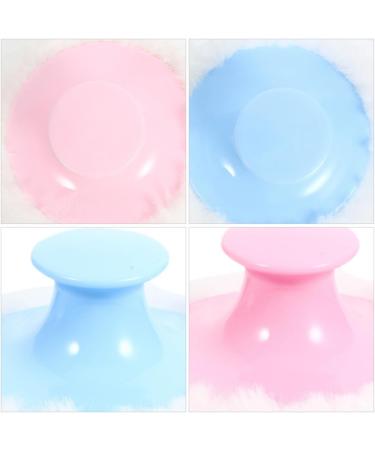 Lot de 2 Houppettes Poudre B b 8 Cm Ultra Douces et Moelleuses ponge R utilisable en Tissu Peau Douce pour Application Poudre Corporelle et Visage Soins B b Voyage  - Buy Online on GoSupps.com