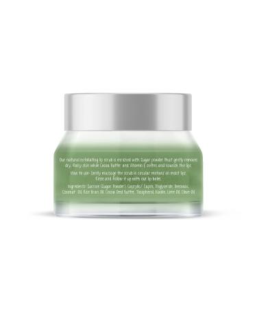 Exfoliating Lip Scrub for Women & Men | Lightening & Brightening Dark Lips | Sugar Powder & Cocoa Butter | 25g - Buy Online on GoSupps.com