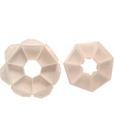 Small Pill Organizer Boxes - 7 Day Set | Travel-Friendly & Transparent | Ideal for Purse & Pocket - Braille Markings Included - Buy Online on GoSupps.com