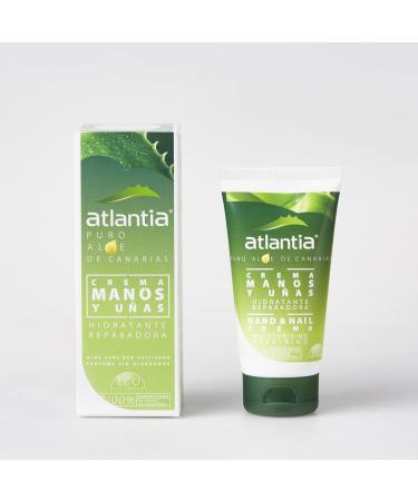 Atlantia Hand & Nail Cream | Natural Moisturizing Aloe Vera Cream for Cracked & Dry Hands | 75ml - Buy Online on GoSupps.com