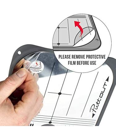 PuttOut Putting Mirror Trainer & Alignment Gate - Red/Gray - Buy Online on GoSupps.com