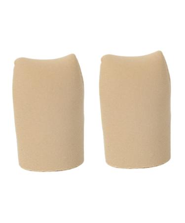 Healeved 2pcs Toe tabs Protective case Wear Sleeve Elastic Toe Covers Toe Covers Socket Sleeve moisturizing Toe Protective Sleeves Sports Baotou Toe Protective Covers Gel As Shown 2.6x4cm