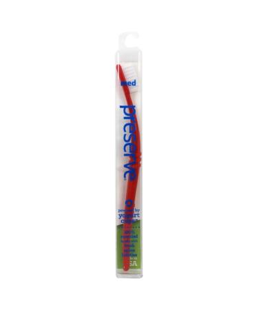 Buy PRESERVE Medium Toothbrush - Eco-Friendly & Biodegradable | International Shipping Available - Buy Online on GoSupps.com