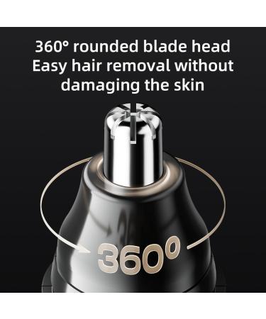 Buy Electric Nose and Ear Hair Trimmer with Replacement Blade 4 | Rechargeable Wet & Dry Easy to Clean - Precision Grooming Tool - Buy Online on GoSupps.com