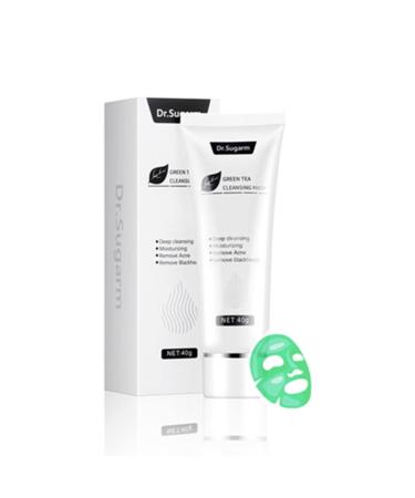 Dr.Sugarm green tea blackhead acne removal mask blackhead mask peel-off green tea anti-acne deep cleanersing gel removes acne blackheads and nose deep cleansing