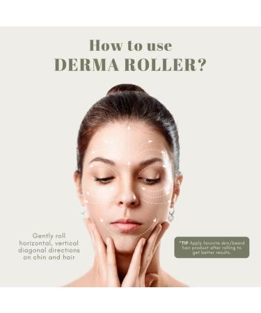 CUEA Face Massaging Derma Roller Aluminum Alloy Face Massaging Roller for Home Use for Hands Head - Buy Online on GoSupps.com