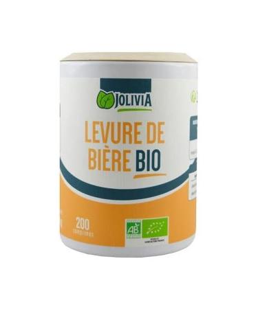 Organic Brewer's Yeast - 200 tablets of 400 mg | Tablet Size | Food Supplement | Vegan | Made in France