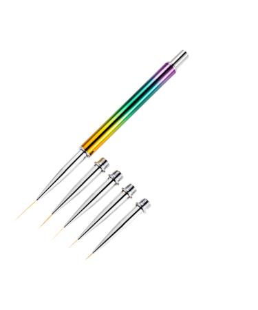 Housoutil 1 Set Nail Art Drawing Pen Nail Design Liner Nail Art Liner Pens Thin Nail Art Brush Nail Design Brush Nail Painting Supply Nails Brush Pen Nail Line Pens Nail Salon Tool Manicure
