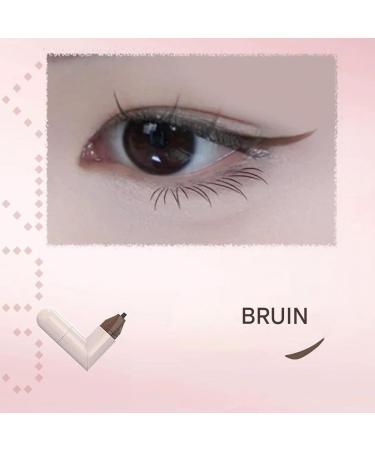 Eyeliner Stamp Precision Pen Aelln Precision Eyeliner Stamping Pen Liner Pencil With Two Ends Easy To Use Makeup For Perfect Winged Eyeline Daily Wear And Brown - Buy Online on GoSupps.com
