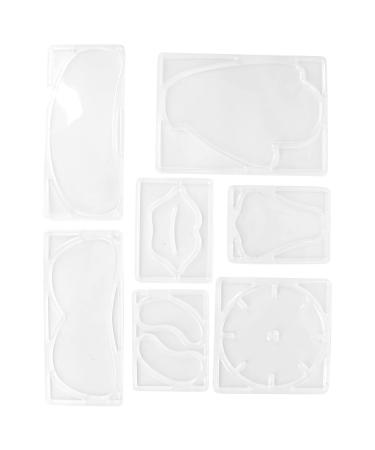 Qukaim Face Mask Plates Facial Mask Maker Reusable Face Mask Patch Tool DIY Facial Mask Plates Eye Patch Mould Suitable for Home Use Easy to Clean