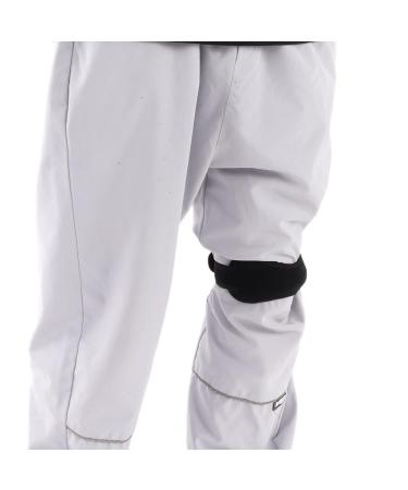 Compression Patellar Strap - Thickened Black Adjustable Knee Support Band | Breathable & Comfortable | International Shipping Available - Buy Online on GoSupps.com