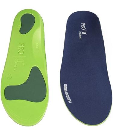 PRO 11 WELLBEING Plantar Series Orthotic Insoles for Plantar Fasciitis Knee Pain Back Pain Fallen Arches 7/8.5 UK Blue - Buy Online on GoSupps.com