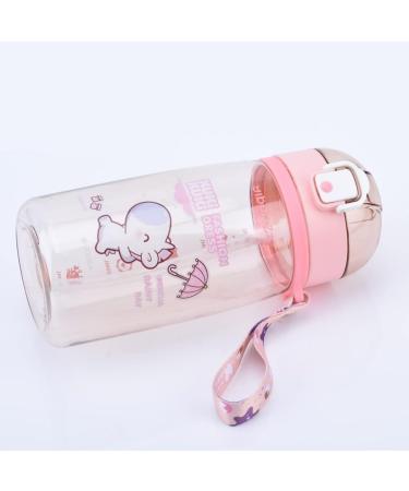 Unicorn Water Bottle for Girls - 400ML Pink Cup with Straw and Safety Lock | Perfect for School, Indoor and Outdoor Use | Ideal for Unicorn Lovers - Buy Online on GoSupps.com