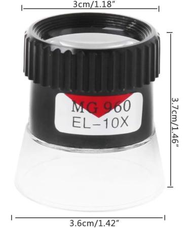 10X Monocular Magnifying Glass Loupe Lens Map Eye Magnifier Jewelry Repair Tool Small Gift - Buy Online on GoSupps.com