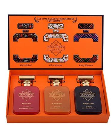 pime craft All Time Classic Fragrances For Women Gift Set Of 3 (Bombshell + Trendsetter + Night Queen) Upto 24 Hrs Lasting (Eau De Parfum)