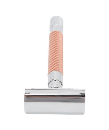 Manual Safety Razor Ergonomic Portable Double Edge Shaver for Home Travel