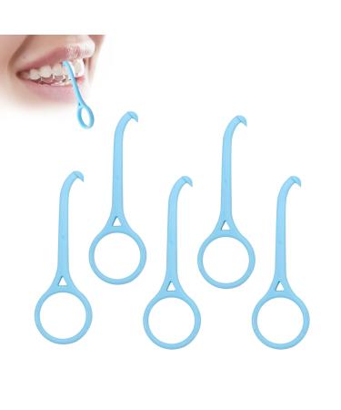 5pcs Aligner Removal Tool Dental Tools Widely Used in Oral Care (Blue)