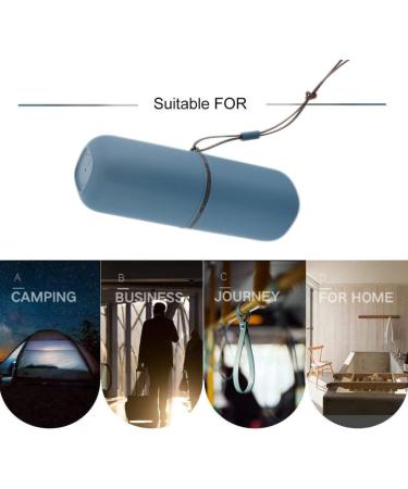 Travel Toothbrush Holder - Portable Case for Business Trips | Wash Cup Carrier with Lanyard - Buy Online on GoSupps.com