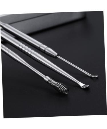 Stainless Steel Ear Spoon 3pcs Set for Ear Wax Removal and Cleaning Kit - Ear Cleaner Tool for Ear Care - Buy Online on GoSupps.com