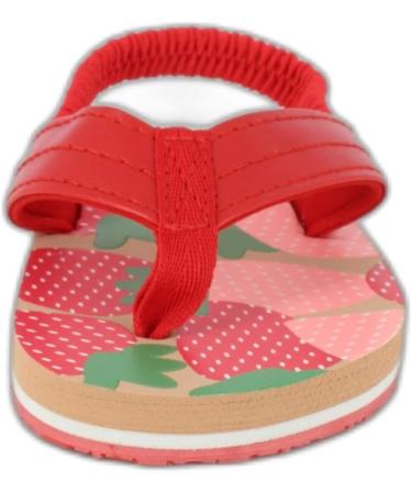 Beck Girls Strawberry Flipflops 27 EU - Trendy Red Summer Sandals for Kids | International Shipping Available - Buy Online on GoSupps.com