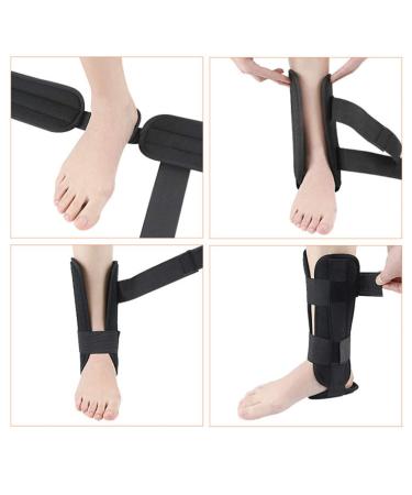 Exceart Wrist Splint & Ankle Brace - Stabilizer Support for Plantar Fasciitis | Size M - Black - Buy Online on GoSupps.com