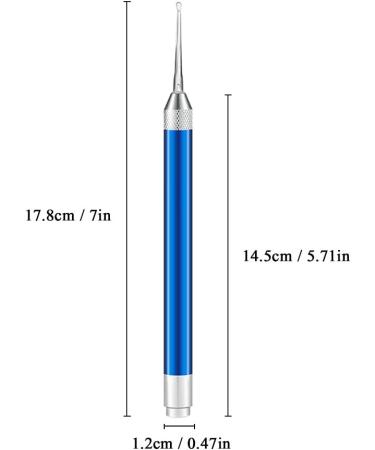 Waterproof Flashlight Earpick Ear Wax Cleaner | Luminous LED Light Spoon Cleaning Tool for Children & Adults | Baby Earwax Remover - Buy Online on GoSupps.com
