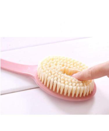 HEALLILY Long Handle Bath Brush Set - Soft Shower Back Scrubber Massager for Home Bathroom (2pcs) - Buy Online on GoSupps.com