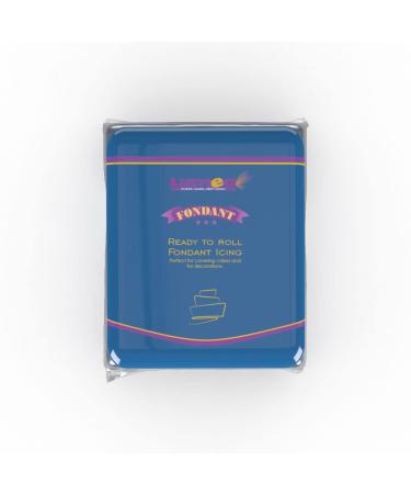 Dekozauber24 Premium Fondant 250g 19 colors rolled fondant soft and flexible cake decoration (dark blue) - Buy Online on GoSupps.com