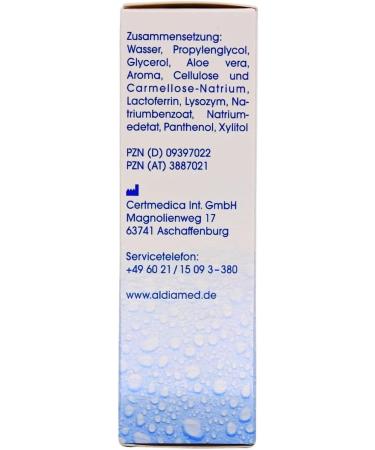 ALDIAMED Mundspray 3x50ml | Saliva Moisturizer & Dry Mouth Treatment | Mild Taste | Travel-Friendly Savings Set - Buy Online on GoSupps.com