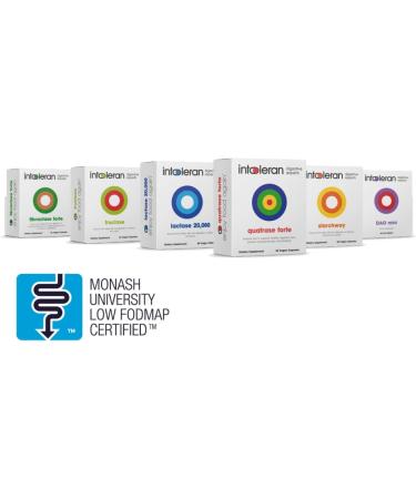 Intoleran Lactase 10,000 - Vegan Capsules for Lactose Intolerance Relief - Buy Online on GoSupps.com