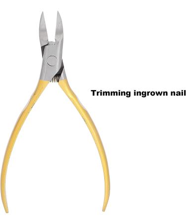 Cuticle Trimmer Nipper Toe Nail Clipper Pedicure Remover Tools for Ingrown Toenail Curved Arc shaped Edge Of Eagle Beak Can More Deeply Trim Nail Groove Without Dead Corners(Tyrant Gold) - Buy Online on GoSupps.com