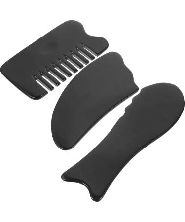 Minkissy HornScharb Multifunctional Muscle Scraper & Facial Gua Sha Board | Myofascial Massage Tools & Accessories for Body Care - Buy Online on GoSupps.com