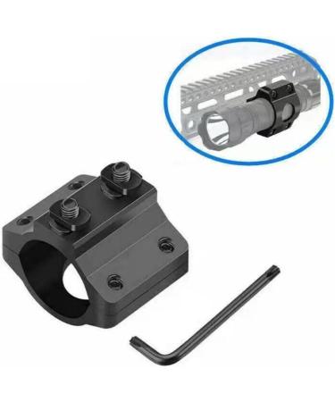 KKPLZZ 25.4mm Offset Flashlight Ring Mount - Durable Aluminum Alloy for Handguard Shooting & Hunting - Buy Online on GoSupps.com